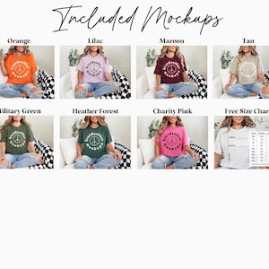 Bella Canvas 3001 Mockup Bundle, BC3001 T-shirt Mocks, Real Person Model image 5