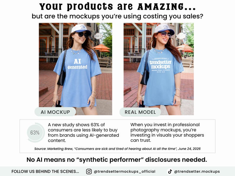 Comfort Colors 1717 Mega Mockup-paket, CC1717 Livsstil & Flat Lay T-shirt-mockups, Riktig modell bild 6