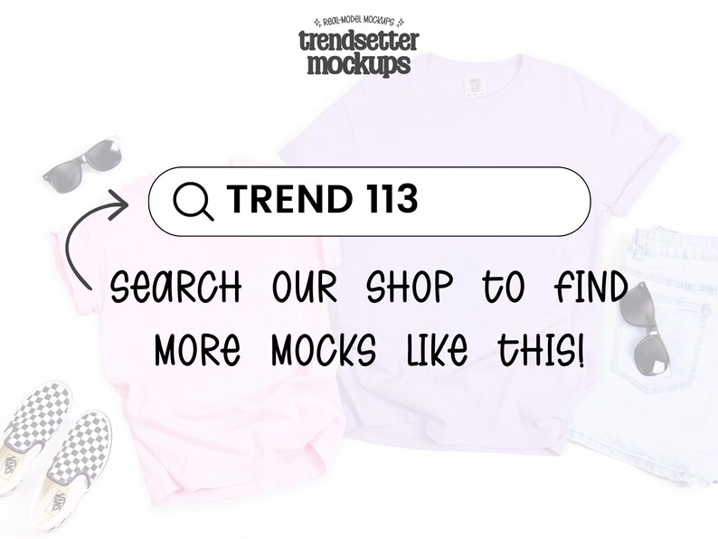 Comfort Colors 9018 Black & 1717 White T-Shirt Mockup, Mommy and Me Matching Tees, Minimalist Flat Lay, No AI image 4