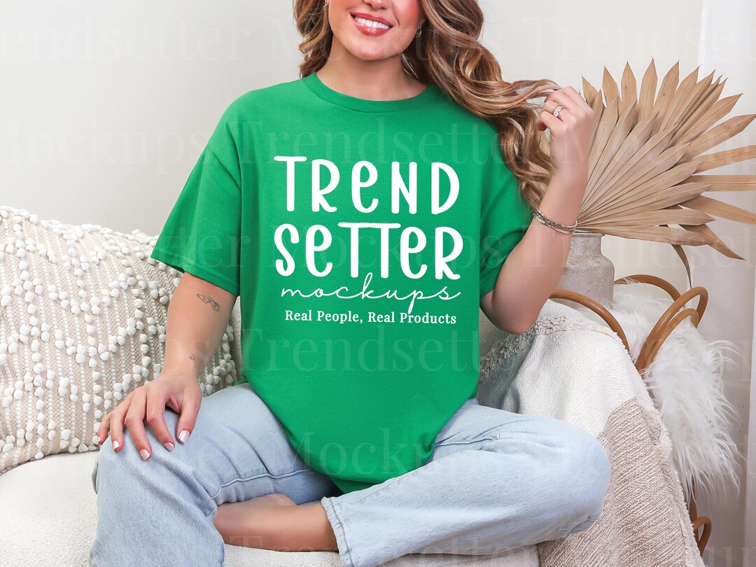 Camiseta De Algodón Con Estampado - VERDE - - 8.00