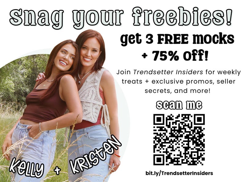 Snag your freebies! Get 3 FREE mockups + 75% OFF!