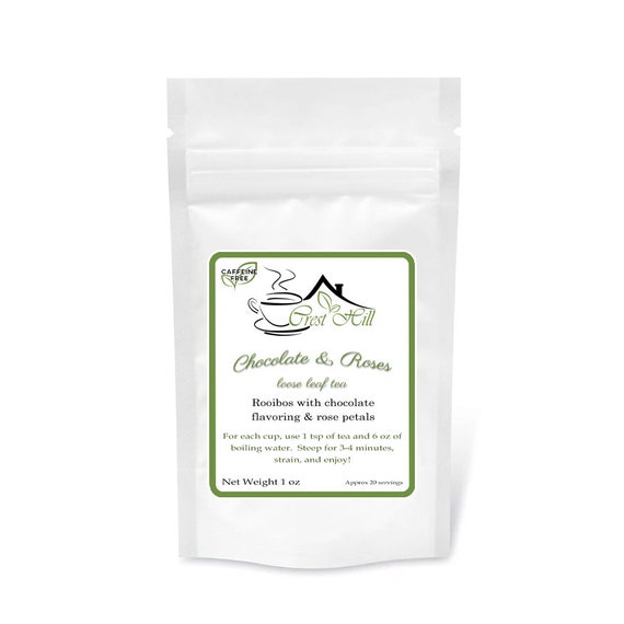 Crest Hill Tea Room Bagged Leaf Teas Chocolate and Roses Etsy