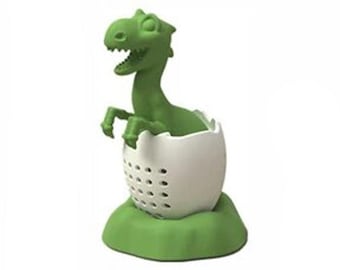 Infusor de té con forma de dinosaurio - Crest Hill Tea Room - Té de hojas sueltas