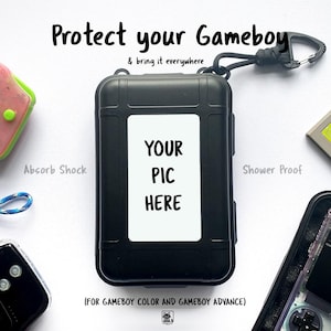 Custom Gameboy Protection Case for GBC GBA GBP modded, ips, storage, box, custom, game console, bag, shell, shock absorb personalized gbasp