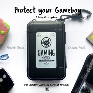 Gameboy Protection Case for GBC or GBA GBP  modded, ips, storage, box, custom, game console, bag, storage, shell, shower proof, shock absorb