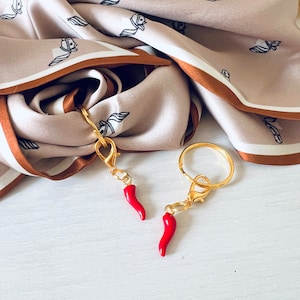 Horse Bridle Charm / HOT PEPPER / Equestrian Riding Charm / Saddle, Martingale or Riding Boot Charm / Bridle Good Luck Charm