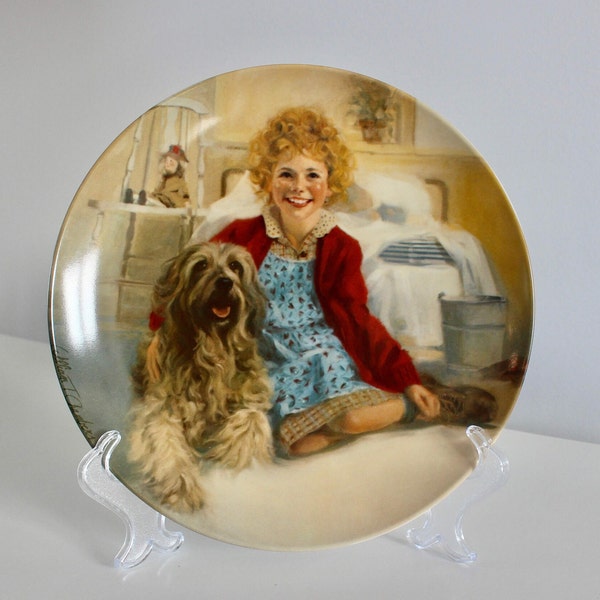 Vintage Knowles "Annie & Sandy" Limited Edition Plate - First Edition Collectors Plate