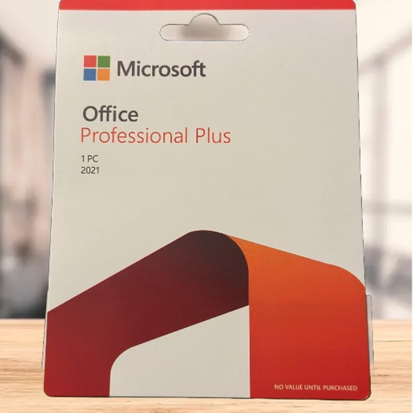 Microsoft Office Professional Plus 2021 PC 1 User Lifetime for Windows 10/11