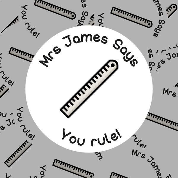 Vinyl Ruler Stickers - Etsy