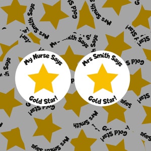 Gold Star Sticker Vinyl Sticker Laptop Sticker Decal Gift for