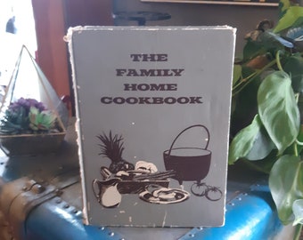 The Family Home Cookbook Hardcover 1973 Culinary Arts Institute/ Vintage Illustrated Cookbook with Photos