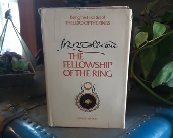 1965 Second Edition J. R. R. Tolkien The Fellowship Of The Ring Hardcover/ Vintage Collectible Fantasy Book