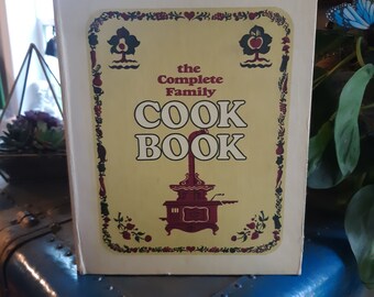 Vintage 1969 The Complete Family Cookbook 3 Ring Binder with Tabs and Index Hardcover
