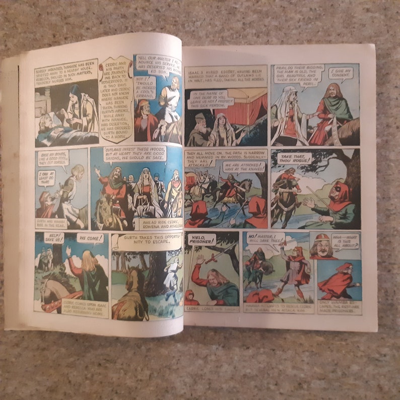 Classics Illustrated Ivanhoe Comic Story by Sir Walter Scott/ Vintage