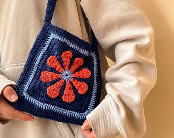 Crochet Daisy Bag