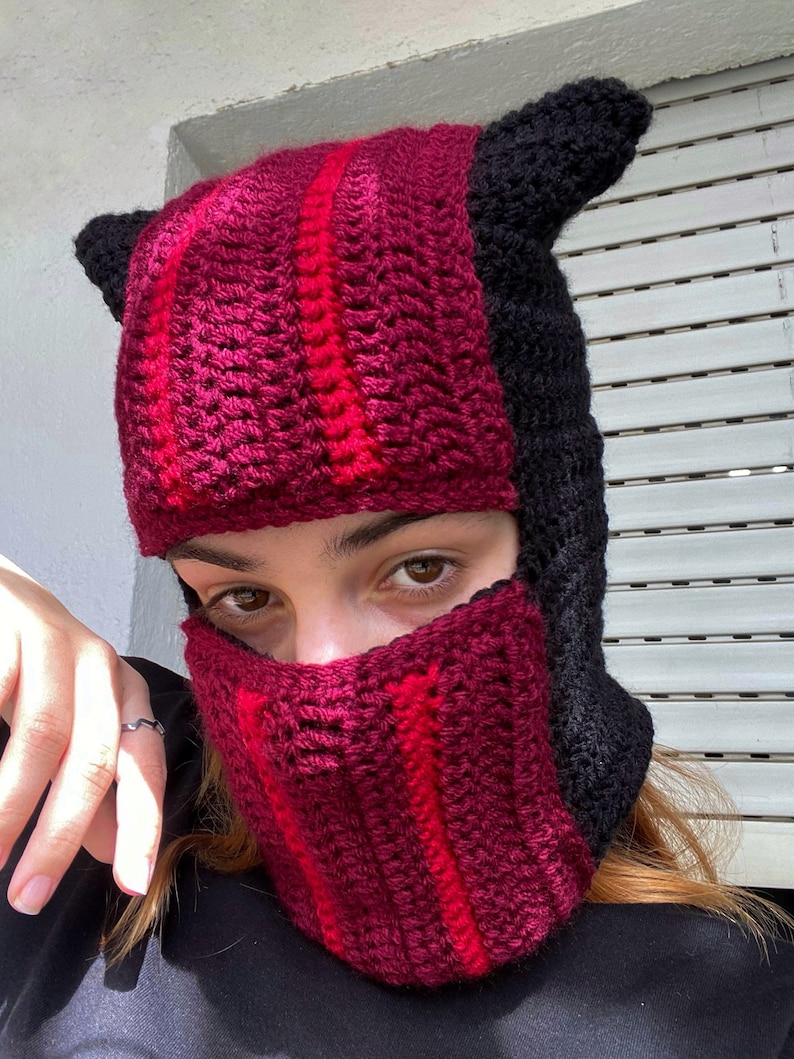 Crochet Twenty One Pilots Balaclava imagen 1