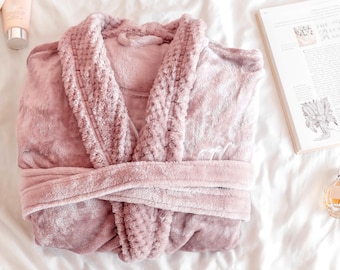 Ships Next Day Plush Robe, Last Minute Birthday or Anniversary Gift for Her