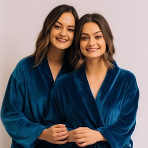 Super Soft Short Robe | Lightweight Bathrobe for Her | Plush Summer Robes | Birthday Gift & Cruise Wear | Custom Options Available