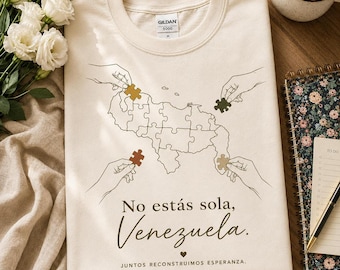 Charity Shirt, Venezuela Support TShirt, Hope Recovery Collection, Stand With VZLA Tee