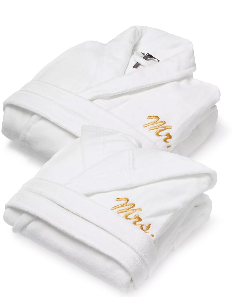 Customizable Men Gift Bathrobes Terry Cloth Embroidery Etsy