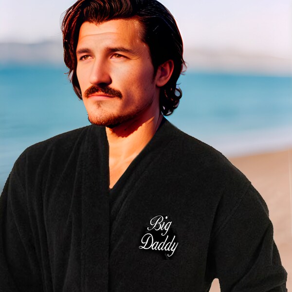 Mens Short Terry Robe Etsy