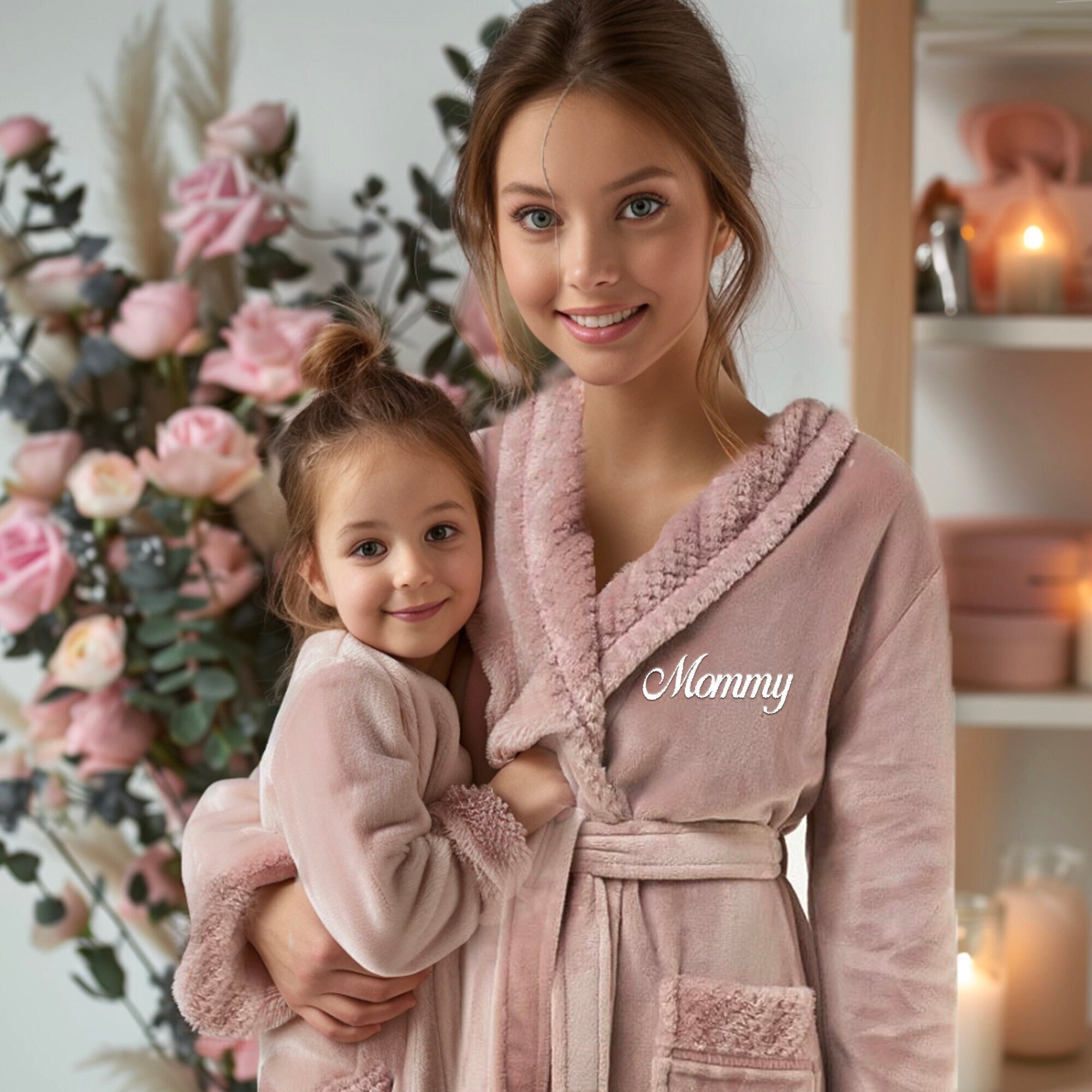 Pink Fluffy Robe Etsy Canada