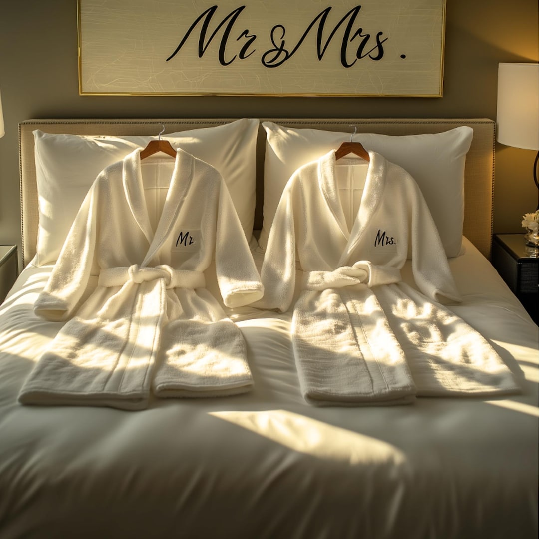 Personalized Mr & Mrs Morgan Robes