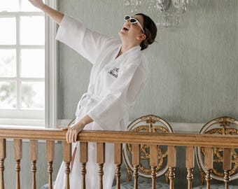 Personalized Bridal Party Robes for Mother of the Groom & Bridesmaids | Wedding Day Gift | Bride's Getting Ready Robe