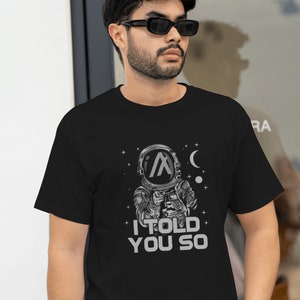 Algorand To The Moon T-shirt / Hoodie - Unique & Trendy Crypto Altcoin Shirt - Cool Stylish Astronaut Clothing - Fun Cryptocurrency Apparel