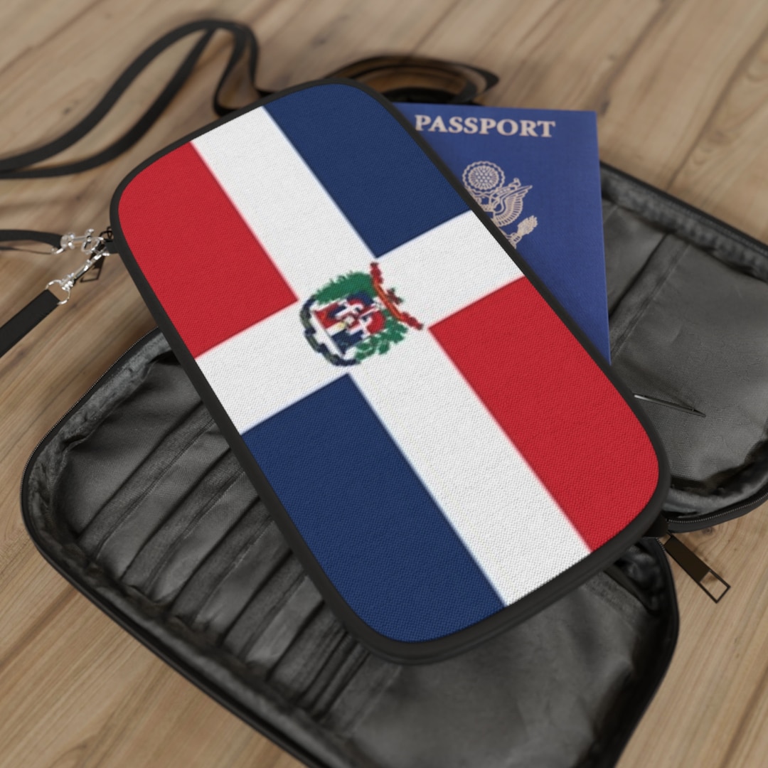 Dominican Republic Flag Passport Wallet for Fashionable Functionality