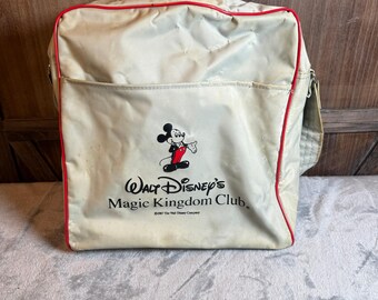 Vintage 1987 Walt Disney Magic Kingdom Club Mickey Mouse Vinyl Messenger Bag