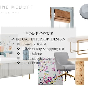 Home Office Virtuelles Design| Online Inneneinrichtung| Individueller Inneneinrichtungsservice| E-Design| Styling|layout|décor| Individuelles Design| Moodboard