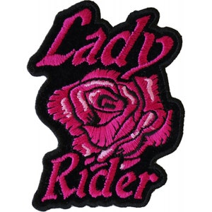 Lady Rider Authentic Biker   Patch