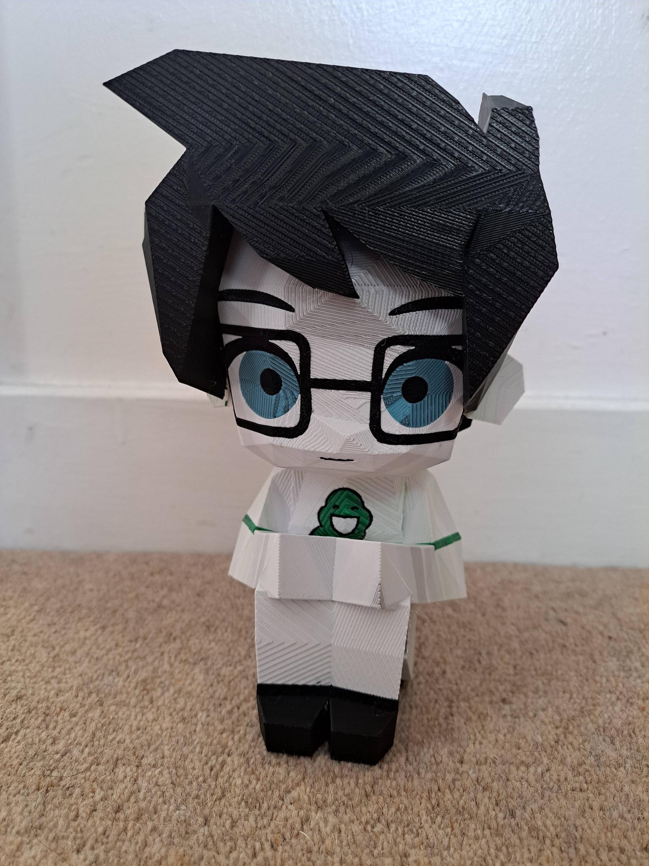 John Egbert HOMESTUCK 3D Printed Figure - Custom Model by Me! - Made to ...