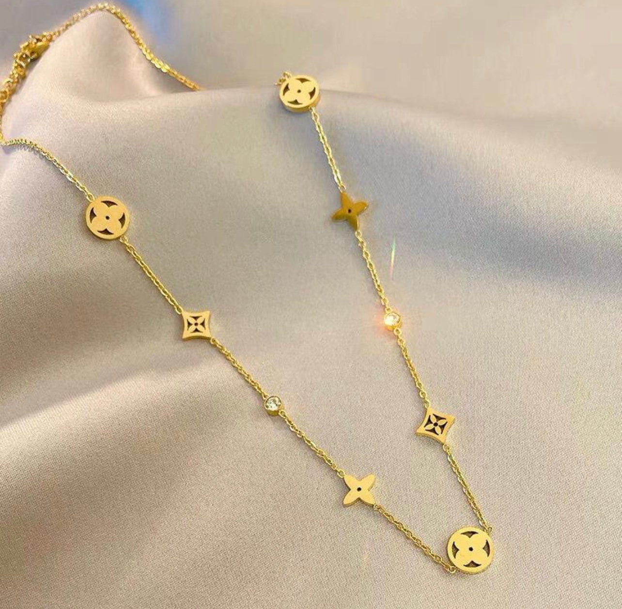 Louis Vuitton  Jewelry  Vintage Reworked Louis Vuitton Lock Key Necklace   Poshmark