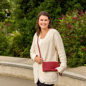 Bolso de mano Abby 3 en 1 - Burdeos