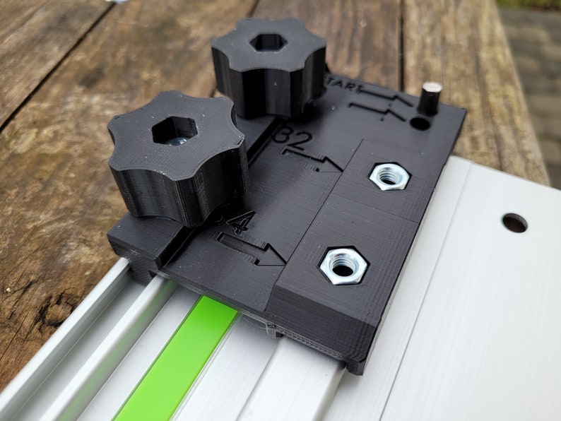 Drilling Template for Festool Rails, Circular Saw, Router 32mm LR 32