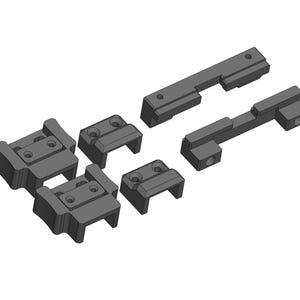 Adaptador de montaje Makita Macpak a Dewalt Toughsystem 2.0, 1 juego (parte superior e inferior separadas)