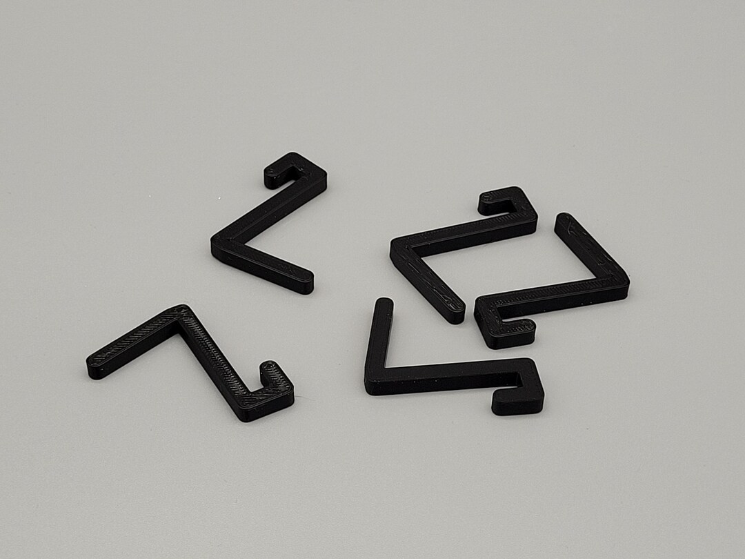 Pegboard Hook Set for IKEA Skadis – Set of 5 Angled Peg Mounts for ...