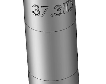 Adaptador de aspiradora de 37,3 mm a 36 mm (37,3 mm de diámetro interior, 36 mm de diámetro interior): accesorio para manguera de colector de polvo para aspiradoras de taller, sierras de mesa, carpintería, sierras ingletadoras y extracción de polvo.