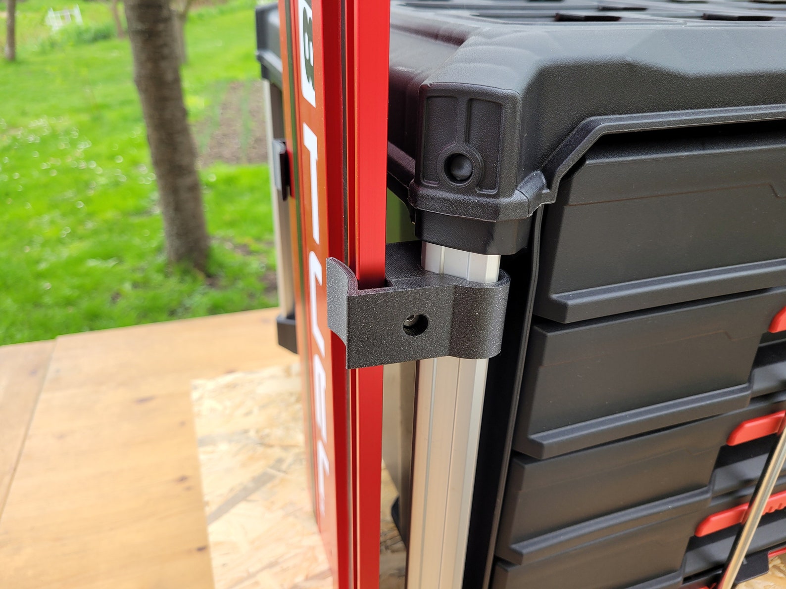 Milwaukee Packout Rails Rail Mount for Milwaukee Packout and Milwaukee Rails - Etsy