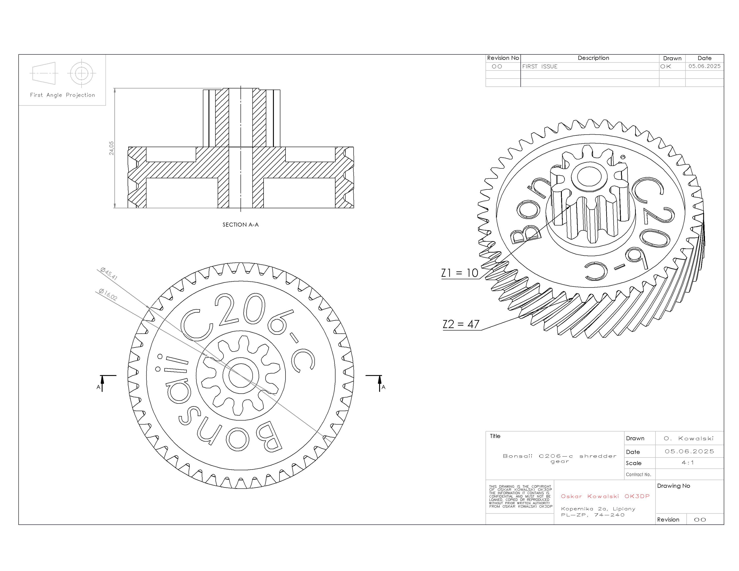Bonsaii C206-C Shredder Gear - Etsy