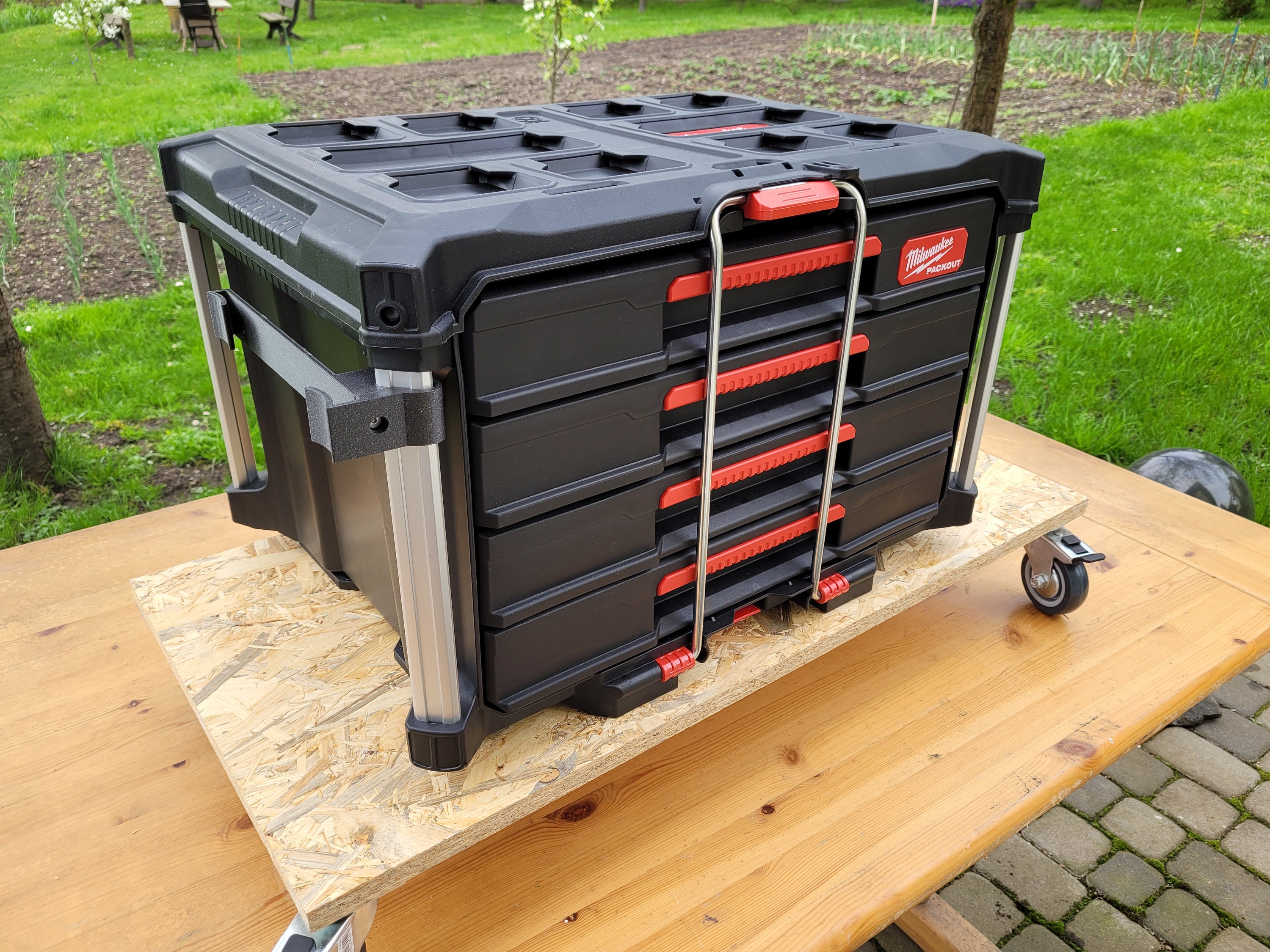 Milwaukee Packout Rails Rail Mount for Milwaukee Packout and Milwaukee Rails - Etsy
