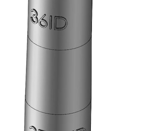 Vacuum Adapter 37.5mm to 36mm 37.5ID 36ID – Dust Collector Hose Fitting for Shop Vacs, Table Saws, Woodworking, Miter Saws, Dust Extraction