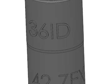 Vacuum Adapter 42.7mm to 36mm 42.7ID 36ID – Dust Collector Hose Fitting for Shop Vacs, Table Saws, Woodworking, Miter Saws, Dust Extraction