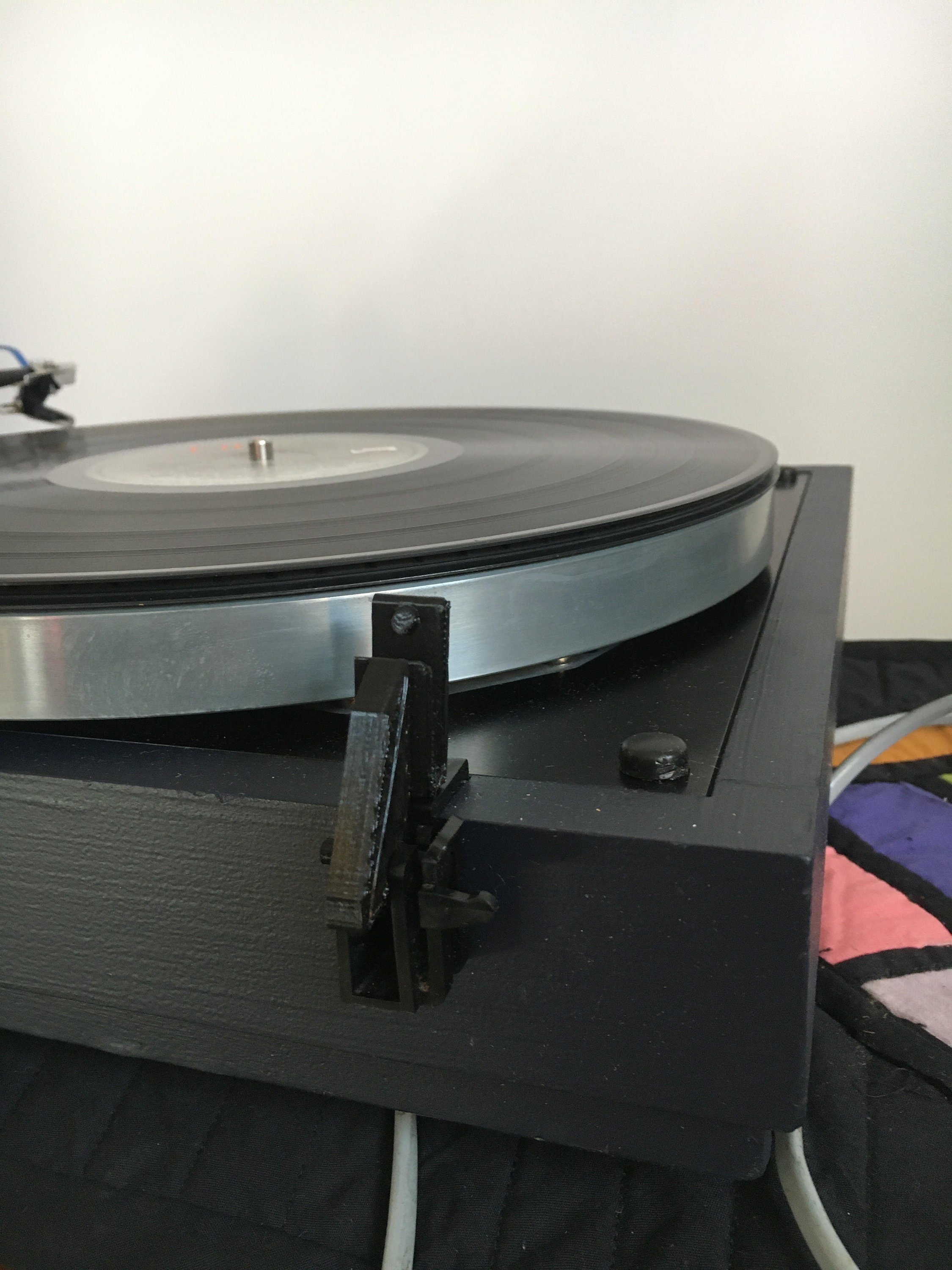 Thorens TD-160, 145, 165 Dust Cover Hinge Repair Kit Reinforcers For Turntable E - Foto 2