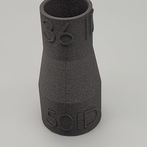Vacuum Adapter 50mm to 36mm 50ID 36ID – Dust Collector Hose Fitting for Shop Vacs, Table Saws, Woodworking, Miter Saws, Dust Extraction