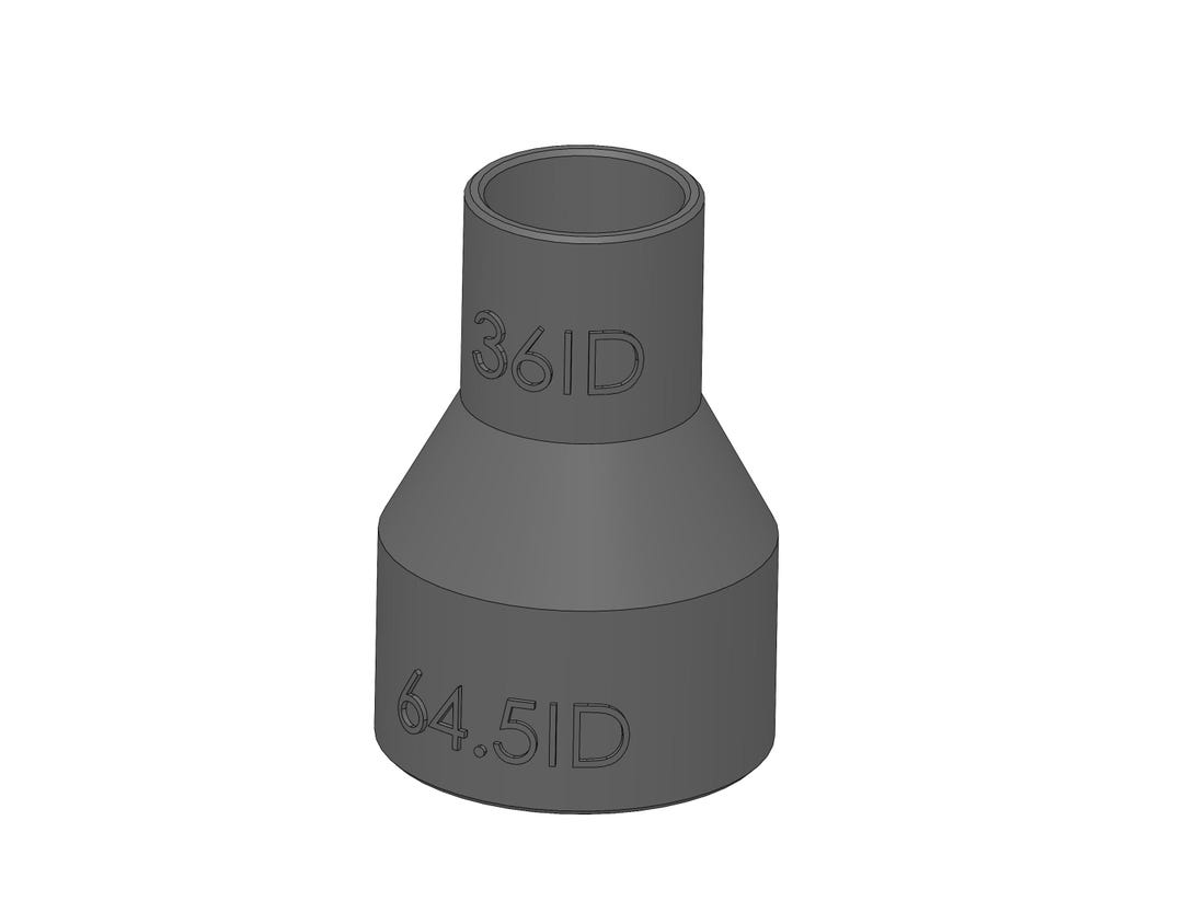 Vacuum Adapter 64.5mm to 36mm 64.5ID 36ID – Dust Collector Hose Fitting ...