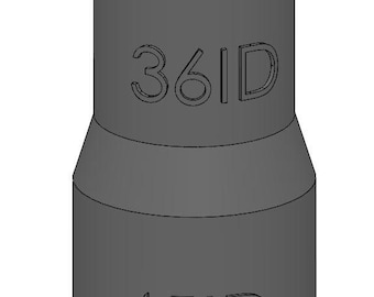 Vacuum Adapter 45mm to 36mm 45ID 36ID – Dust Collector Hose Fitting for Shop Vacs, Table Saws, Woodworking, Miter Saws, Dust Extraction