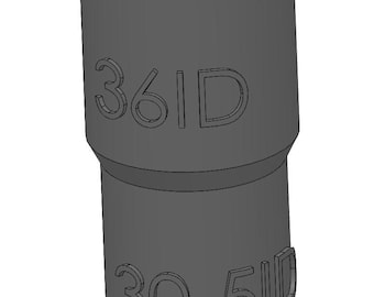 Adaptador de aspiradora de 30,5 mm a 36 mm (diámetro interior de 30,5 mm y diámetro interior de 36 mm): accesorio para manguera de colector de polvo para aspiradoras de taller, sierras de mesa, carpintería, sierras ingletadoras y extracción de polvo.